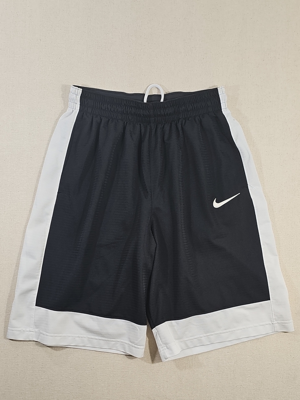 Nike Men’s Black with White Trim Athletic Shorts